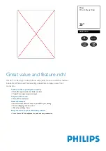 Предварительный просмотр 1 страницы Philips 20PT2012/59B Specification Sheet