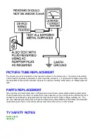 Preview for 7 page of Philips 20PT6245/37 Technical Service Data