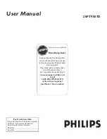 Предварительный просмотр 1 страницы Philips 20PT9007D User Manual