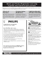 Предварительный просмотр 2 страницы Philips 20PT9007D User Manual