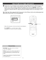 Предварительный просмотр 8 страницы Philips 20PT9007D User Manual