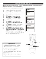 Предварительный просмотр 9 страницы Philips 20PT9007D User Manual