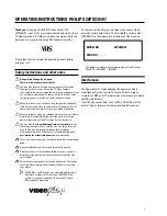 Preview for 6 page of Philips 20PV 230 Operating Instructions Manual