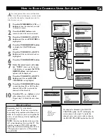 Preview for 21 page of Philips 20RF50S199 Directions For Use Manual