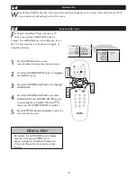 Предварительный просмотр 6 страницы Philips 20TA1000 User Manual