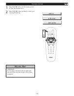 Предварительный просмотр 15 страницы Philips 20TA1000 User Manual