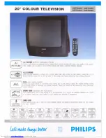 Philips 20TP2322 Specifications preview