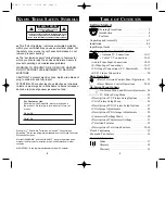 Preview for 2 page of Philips 21-STEREO INSTITUTIONAL CTV SCN720C User Manual