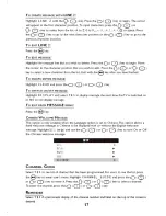 Preview for 17 page of Philips 21HT3411Z Instructions For Use Manual