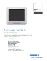 Preview for 1 page of Philips 21HT3411Z Specifications