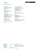 Preview for 3 page of Philips 21HT3411Z Specifications