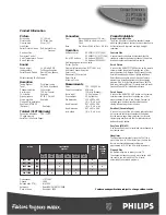 Preview for 14 page of Philips 21PT 1664 Specifications