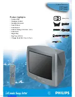 Philips 21PT 2665 Specifications preview