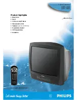 Philips 21PT1353 Specifications предпросмотр