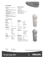 Предварительный просмотр 13 страницы Philips 21PT1353 Specifications