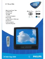 Philips 21PT1556 Specifications preview