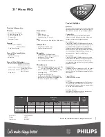 Preview for 2 page of Philips 21PT1556 Specifications