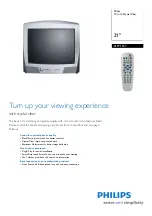 Philips 21PT1557 Specifications предпросмотр