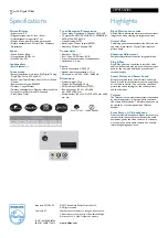 Preview for 2 page of Philips 21PT1557 Specifications