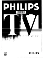 Предварительный просмотр 1 страницы Philips 21PT166B/01 Manual