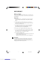 Preview for 2 page of Philips 21PT2115 Operating Instructions Manual