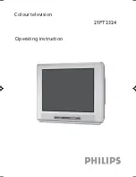 Предварительный просмотр 1 страницы Philips 21PT2324 Operating Instruction