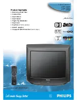 Предварительный просмотр 7 страницы Philips 21PT2684 Brochure