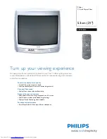 Philips 21PT3005 Specifications preview