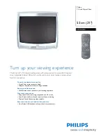 Philips 21PT3205 Specifications preview