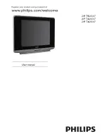 Предварительный просмотр 1 страницы Philips 21PT3426/V7 User Manual