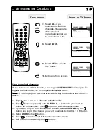 Предварительный просмотр 18 страницы Philips 21PT3962 Instructions For Use Manual