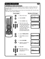 Предварительный просмотр 19 страницы Philips 21PT3962 Instructions For Use Manual