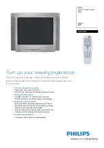 Philips 21PT4205 Brochure & Specs preview