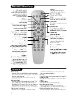 Предварительный просмотр 4 страницы Philips 21PT4420 User Manual