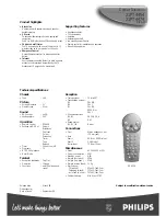 Preview for 2 page of Philips 21PT4454 Specifications