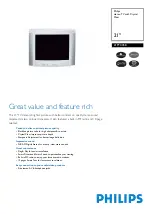 Philips 21PT4458 Brochure предпросмотр