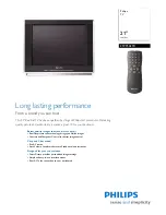 Preview for 1 page of Philips 21PT5027C Specifications