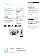 Preview for 2 page of Philips 21PT5027C Specifications