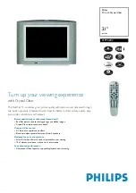 Philips 21PT5207 Specification Sheet preview