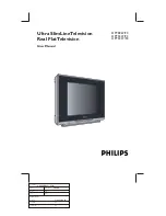 Предварительный просмотр 1 страницы Philips 21PT5437 User Manual