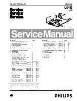 Preview for 1 page of Philips 21PT5458/01 Service Manual