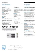 Preview for 2 page of Philips 21PT5520 Specification Sheet