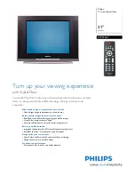 Preview for 1 page of Philips 21PT5547 Specifications