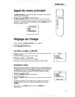 Preview for 11 page of Philips 21PT570A/01 (French) Mode D'Emploi