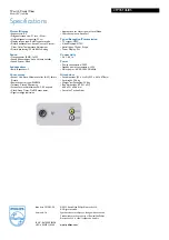 Предварительный просмотр 3 страницы Philips 21PT6146 Specification Sheet