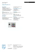 Preview for 3 page of Philips 21PT6334 Specifications