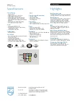 Preview for 2 page of Philips 21PT6457 Specifications