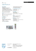 Preview for 3 page of Philips 21PT6541 Specifications