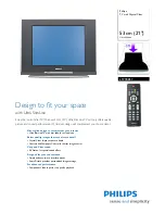 Preview for 1 page of Philips 21PT8857 Specifications