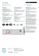 Preview for 2 page of Philips 21PT8868 Specifications